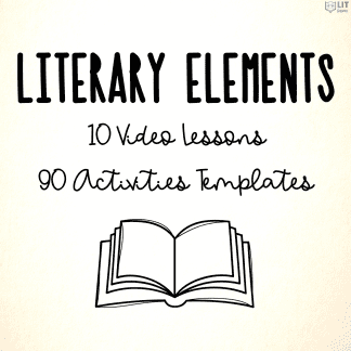 Literary Elements Activities Templates & Video Lessons