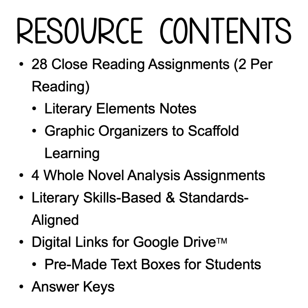Willodeen Close Readings | LIT Lessons